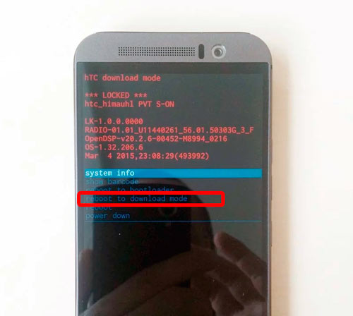 [Tutorial] ¿Como ingresar en "Modo Download" HTC One M9?